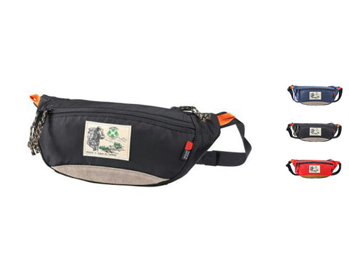 【豊岡鞄 WALK ABOUT WA1000 レッド】WALK ABOUT WOODS Rei West Bag ウエストポーチ